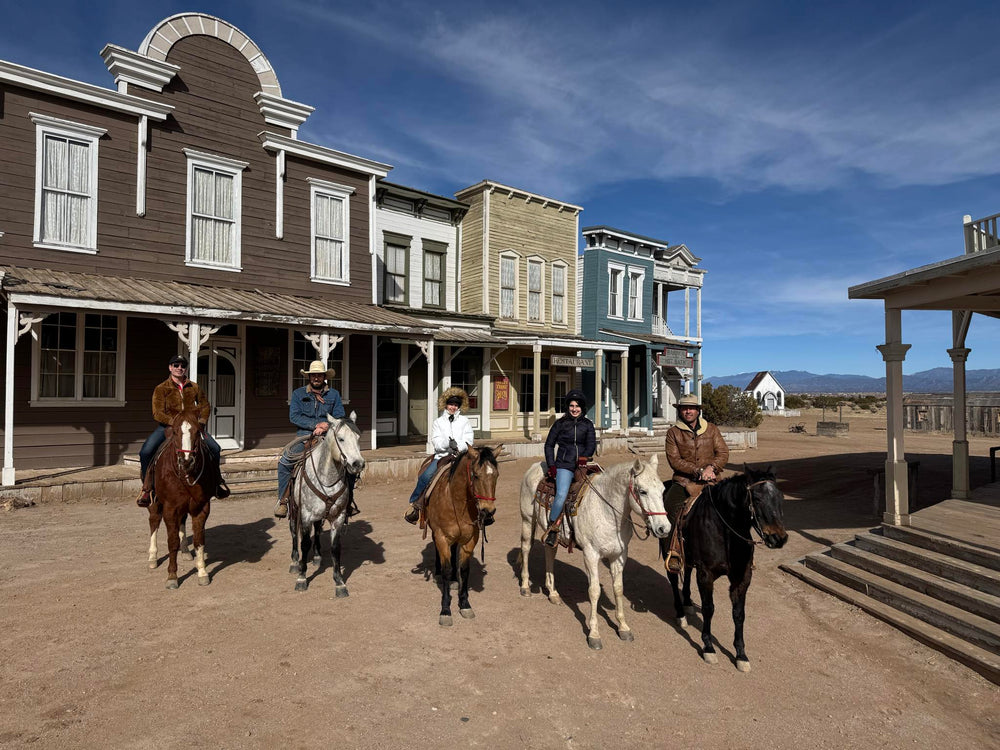 Horseback riding at Mortenson Ranch, Santa Fe